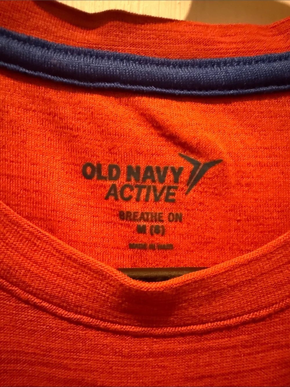 Kids Orange Short-Sleeve Baseball Graphic Tee